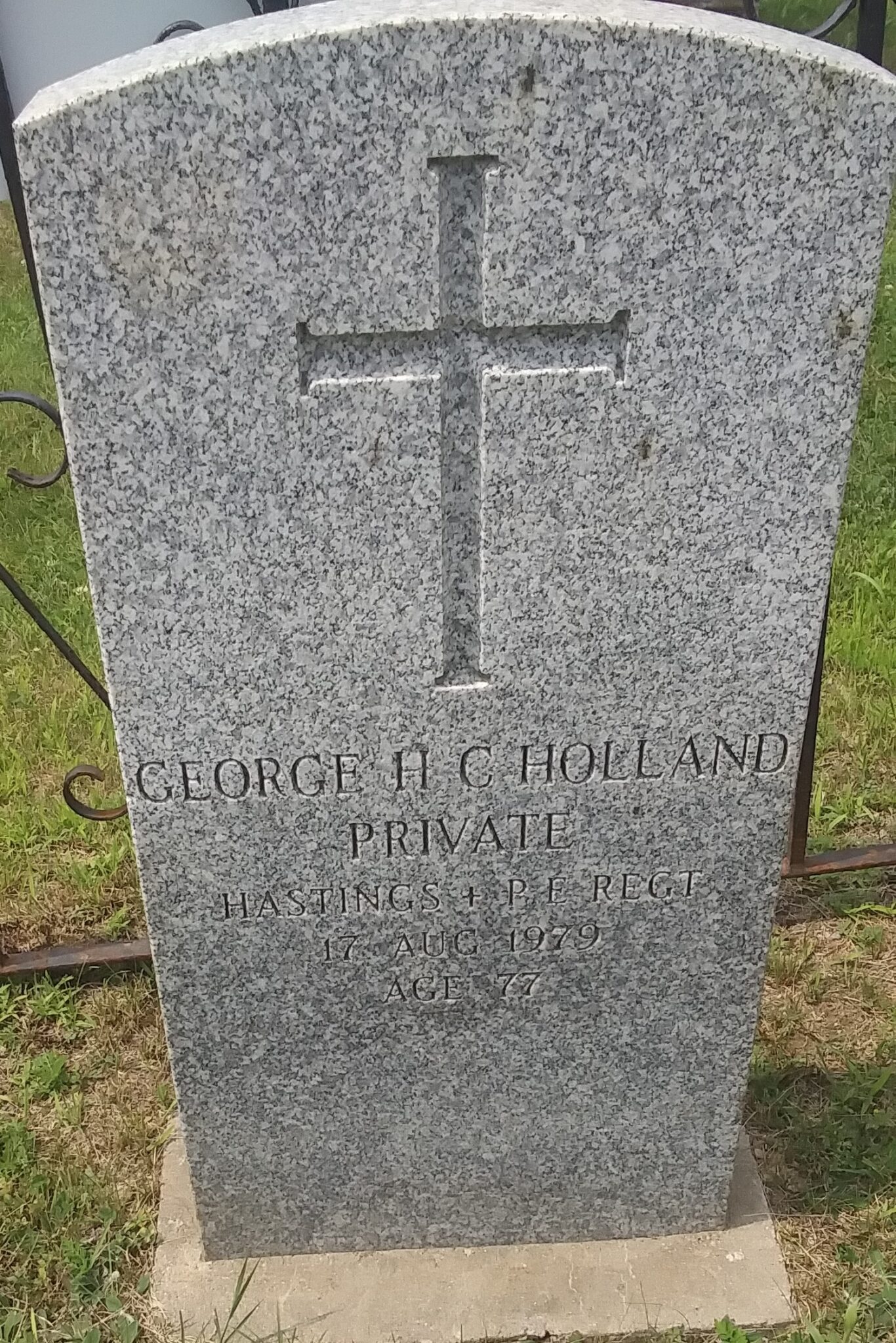 Tombstone George Holland St Andrew S United Cemetery Coe Hill