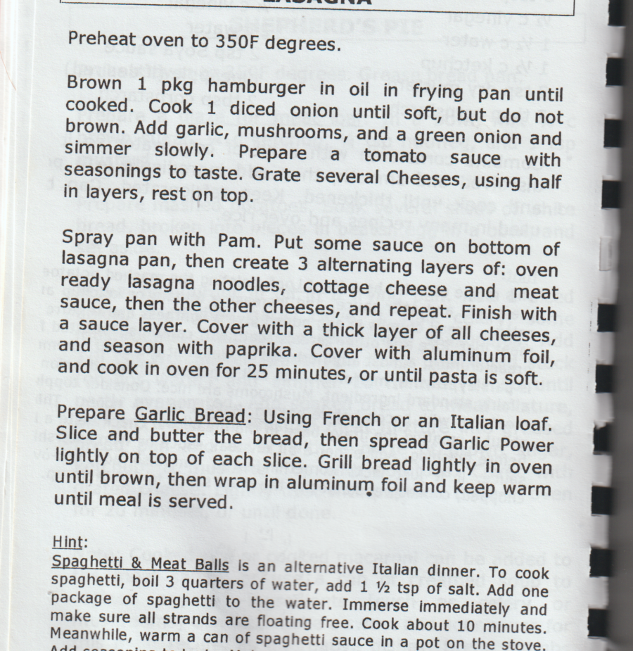 Cookbook page 22