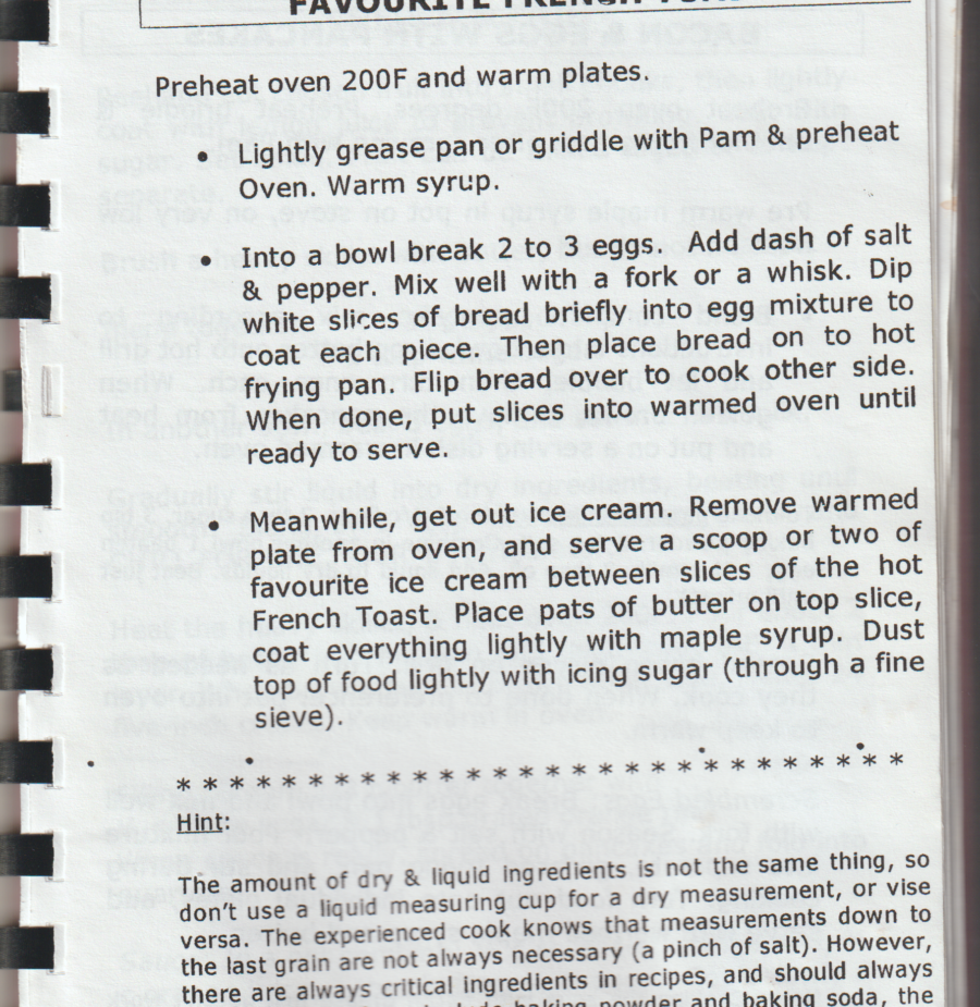 Cookbook page 5