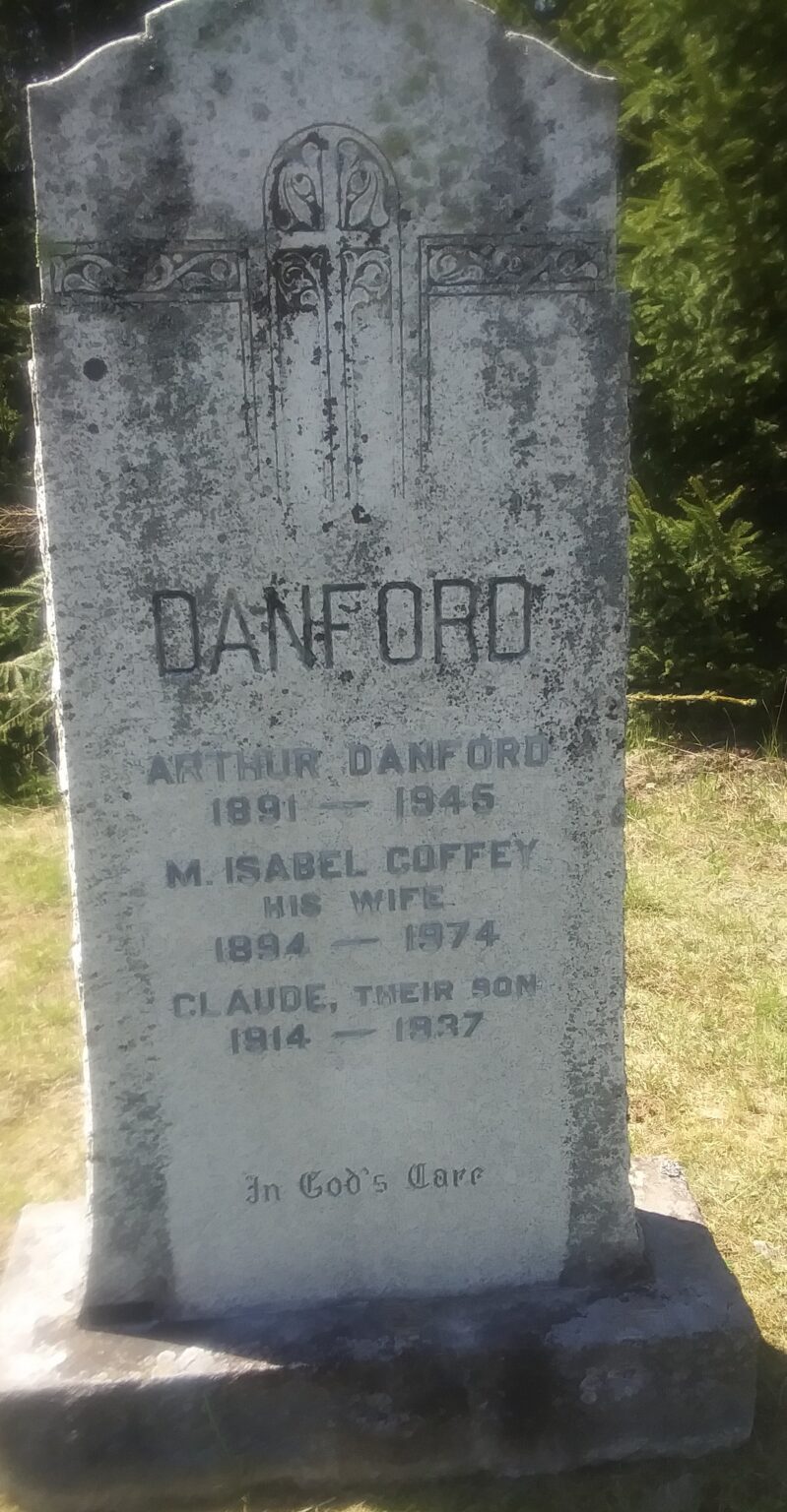 Tombstone Arthur Danford Isobel Coffey St Michael S Cemetery Coe   Tombstone Arthur Danford 799x1536 