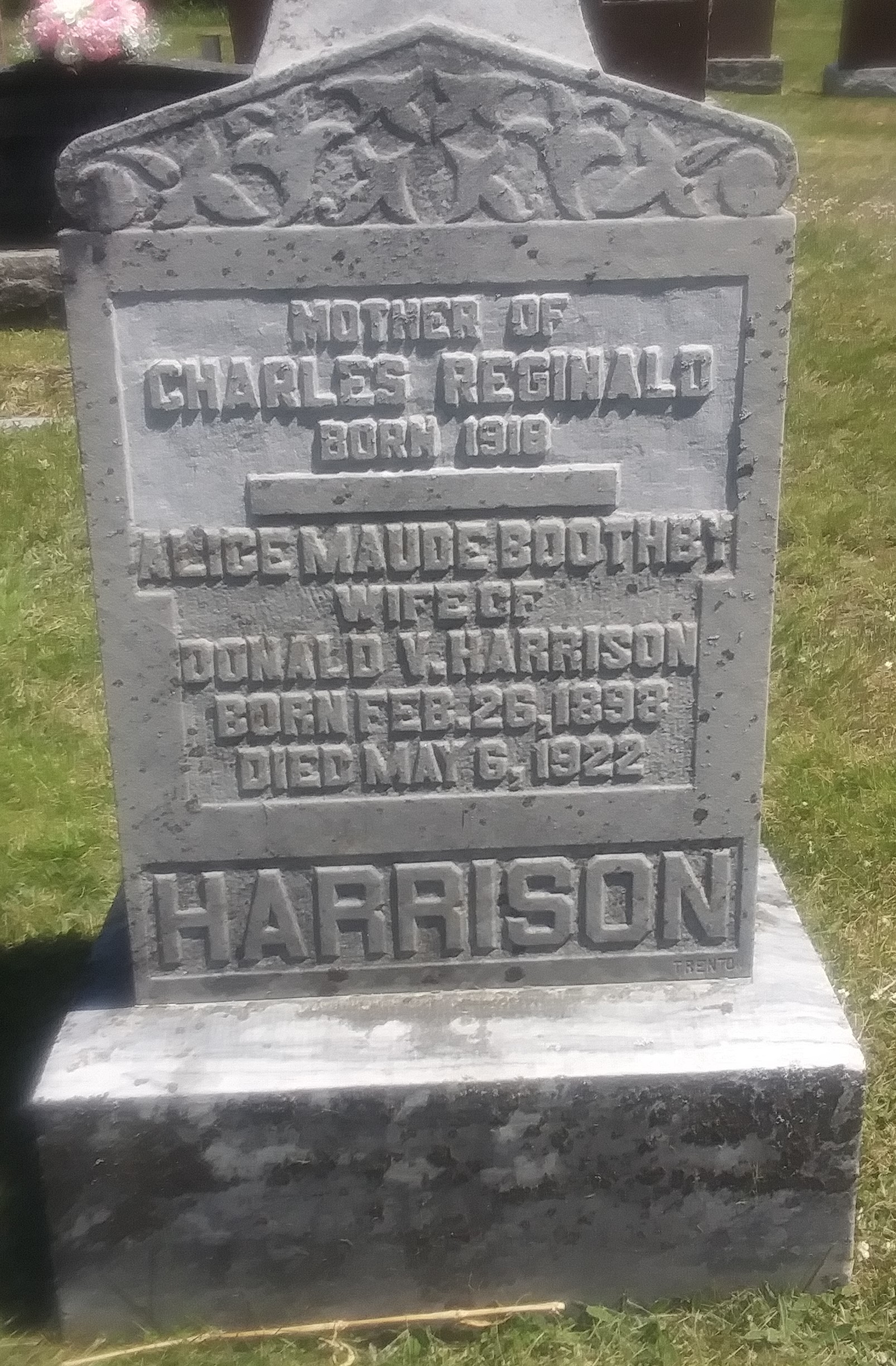 Tombstone Charles Harrison