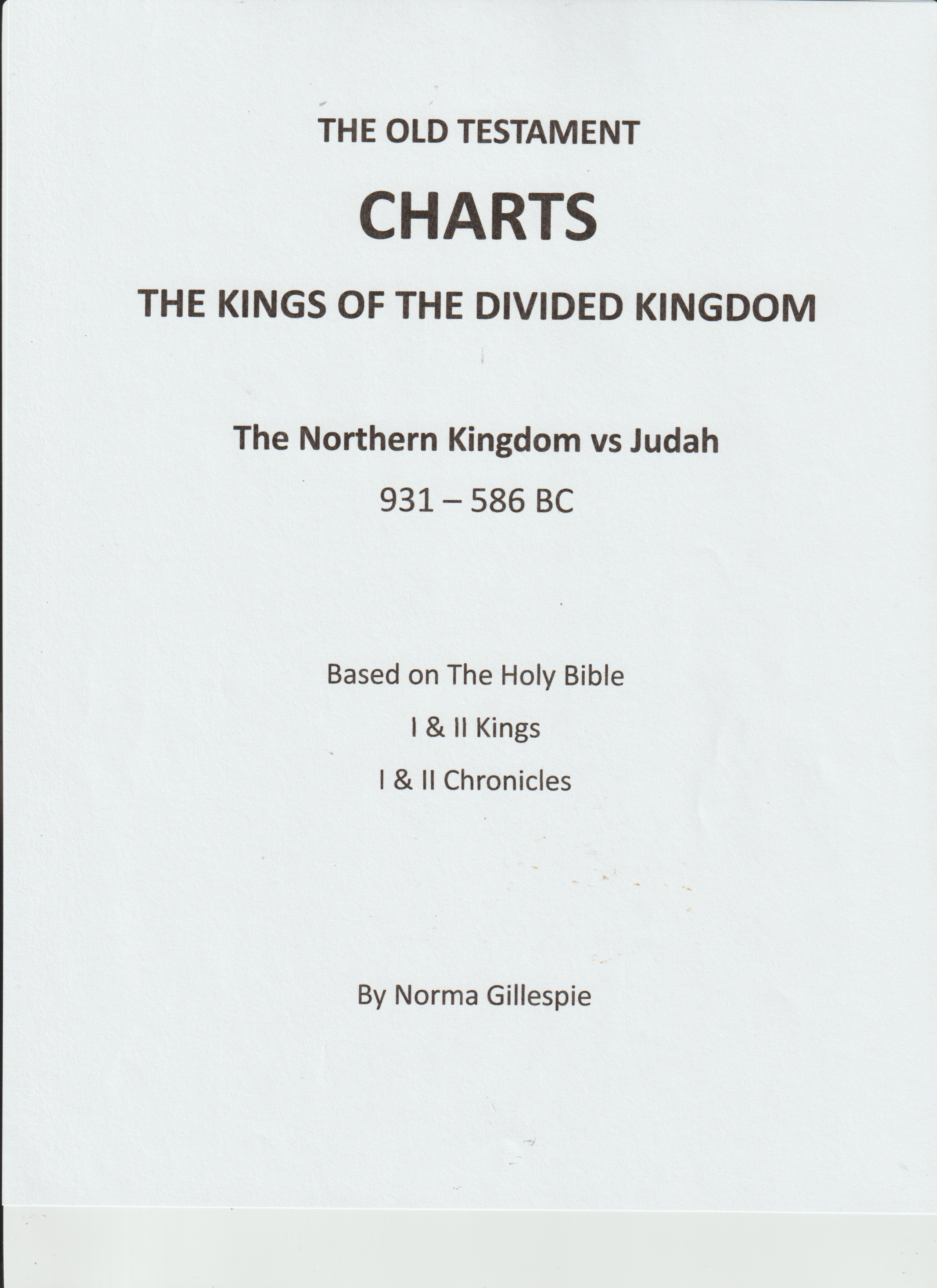 Cover Charts of the Divided Kingdom