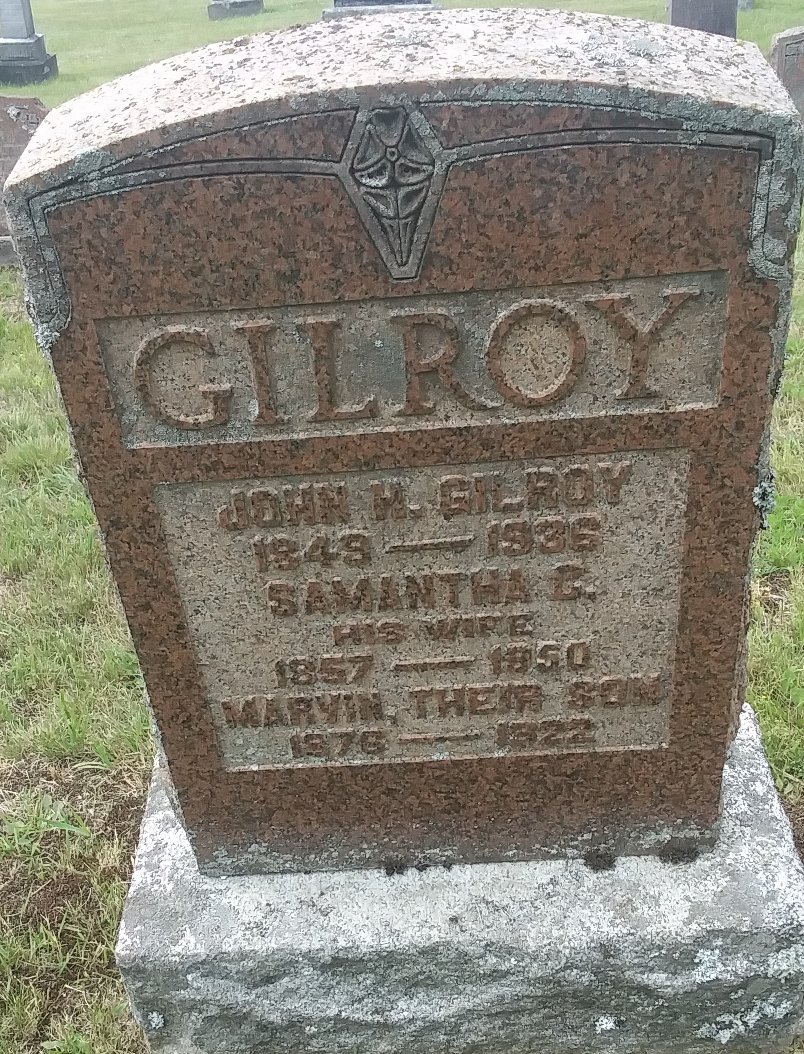 John Gilroy, St Andrews Cemetery