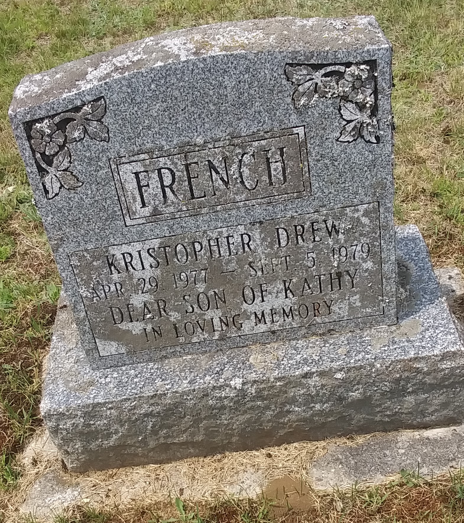 Kristopher French, St Andrews Cemetery