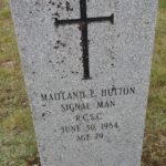 Maitland Hunter, Military, St Andrews Cemetery