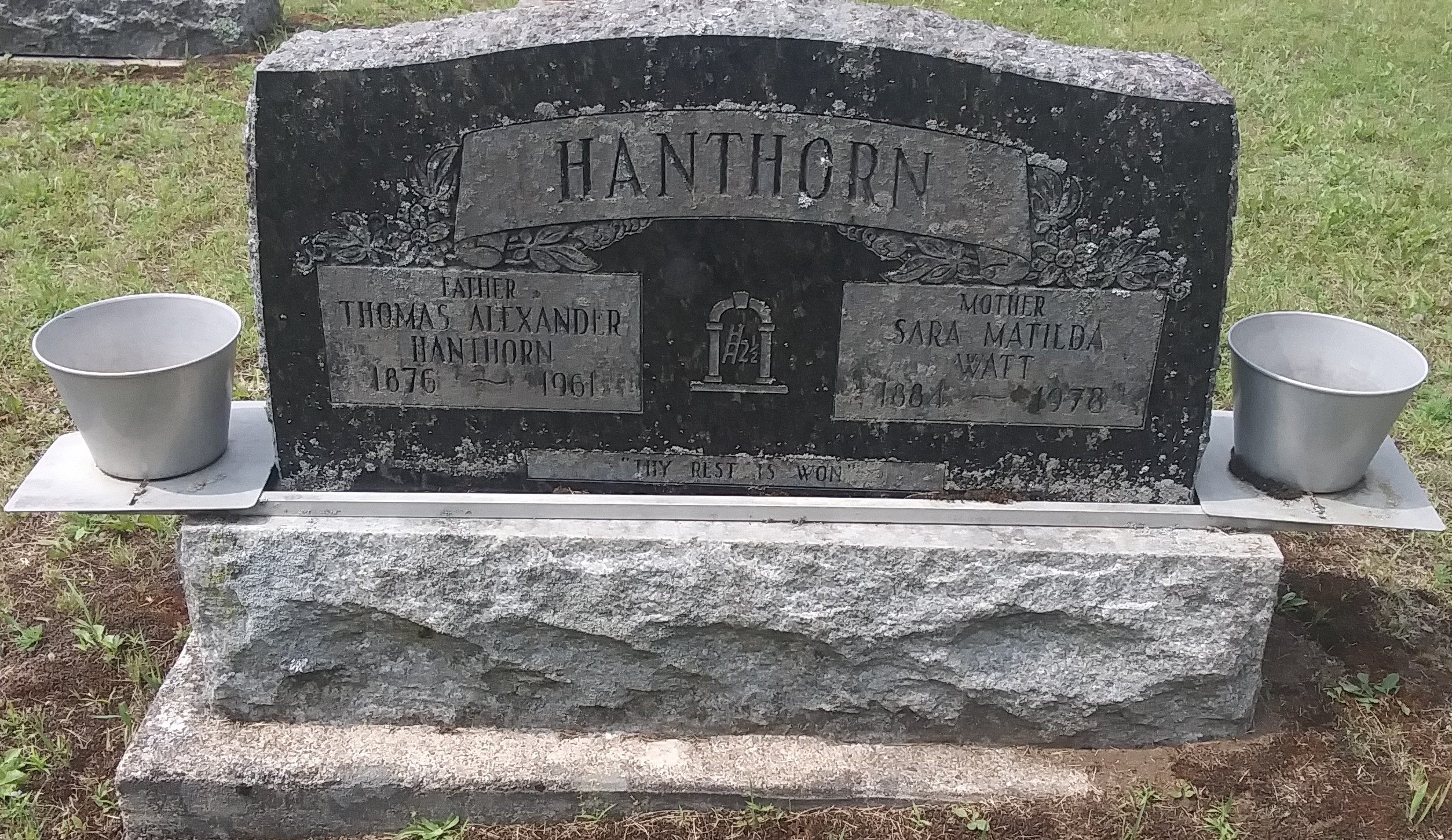 Thomas Hanthorn, St Andrews Cemetery