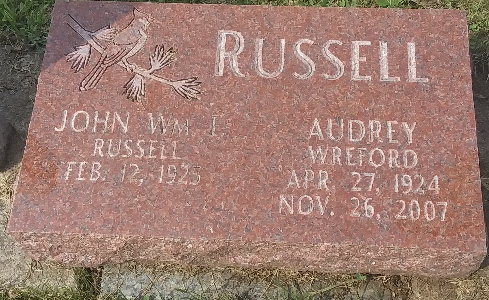 John Russell, St MIchaels Cemetery