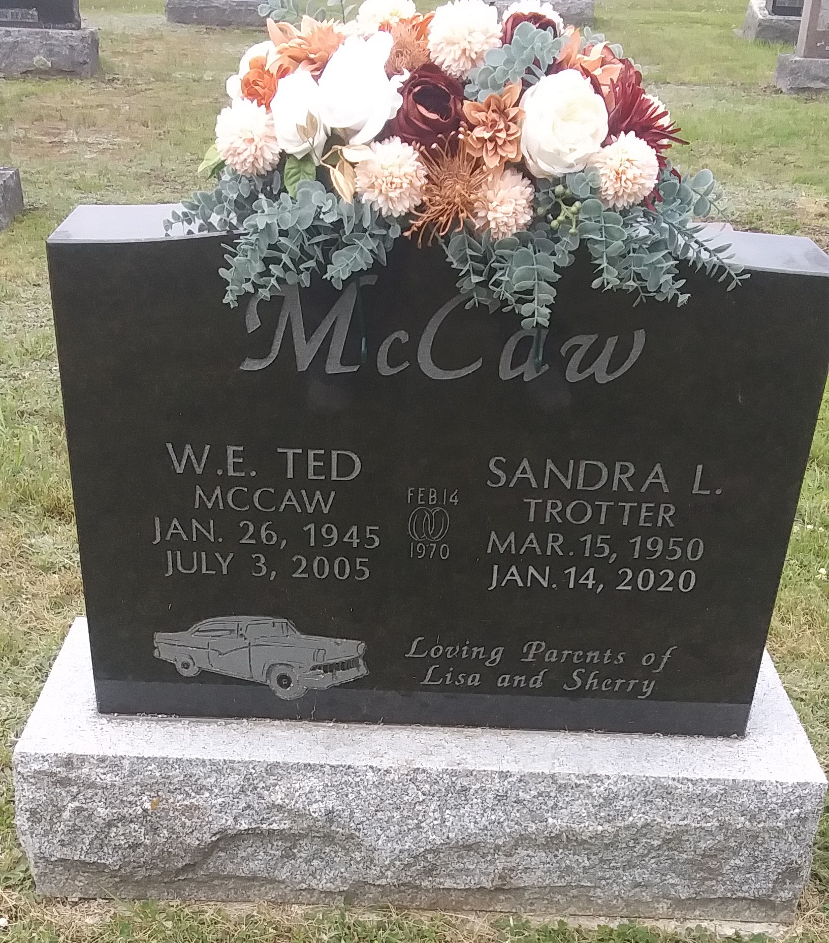 Ted McCaw, St Andrews Cemetery