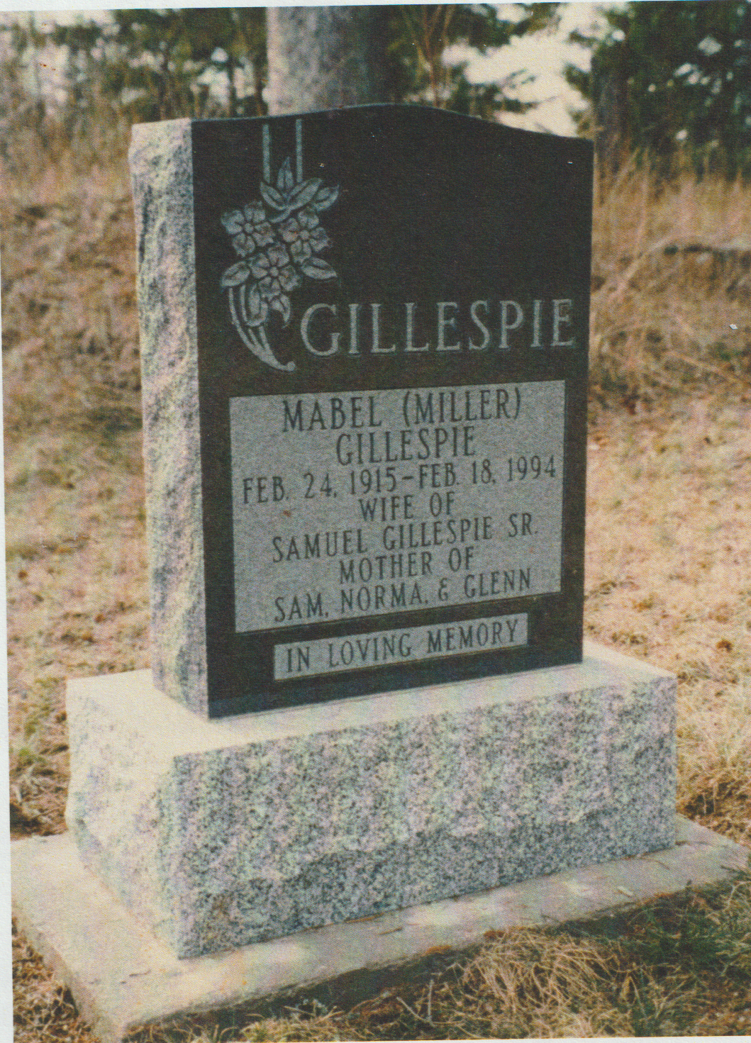 Mom's Tombstone, Coe Hill