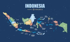 Map of Indonesia