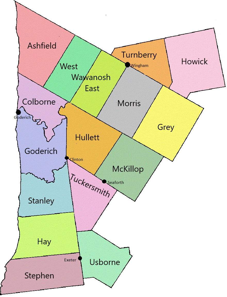 Huron Co Map Huron Co Map