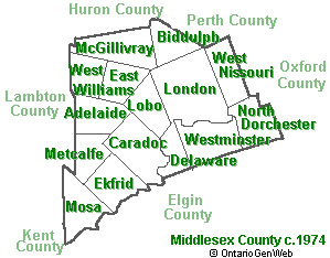 Map Middlesex County Map Middlesex County