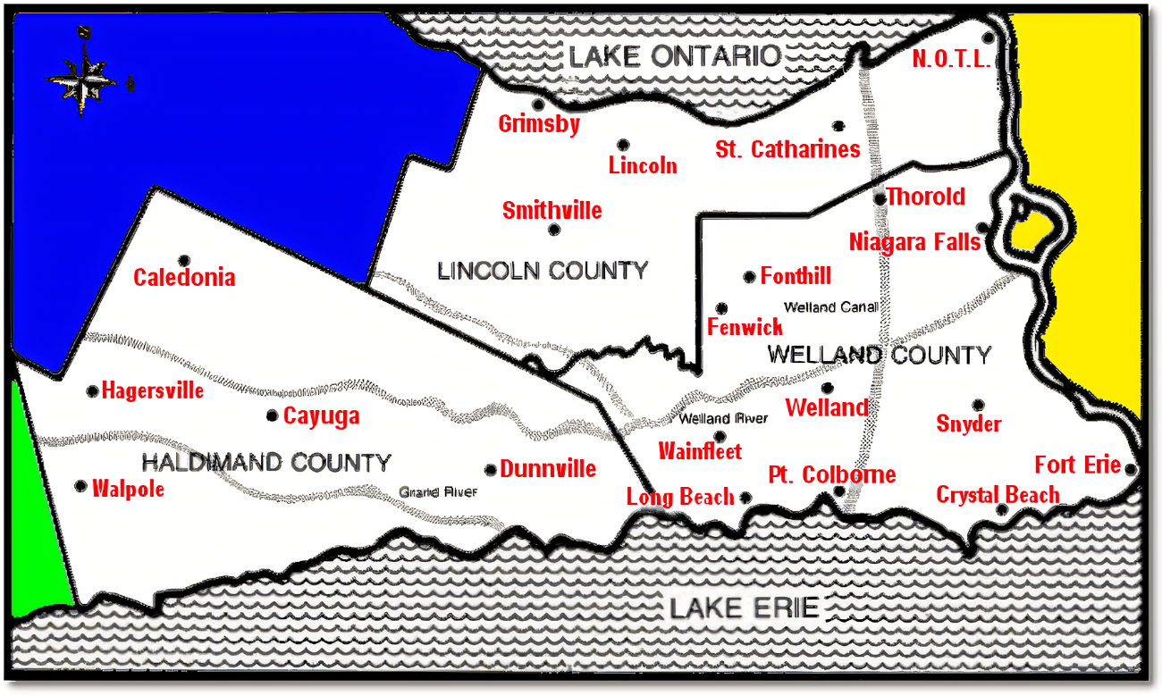 Map Niagara Region Map Niagara Region