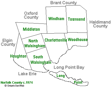 Map Norfolk County Map Norfolk County