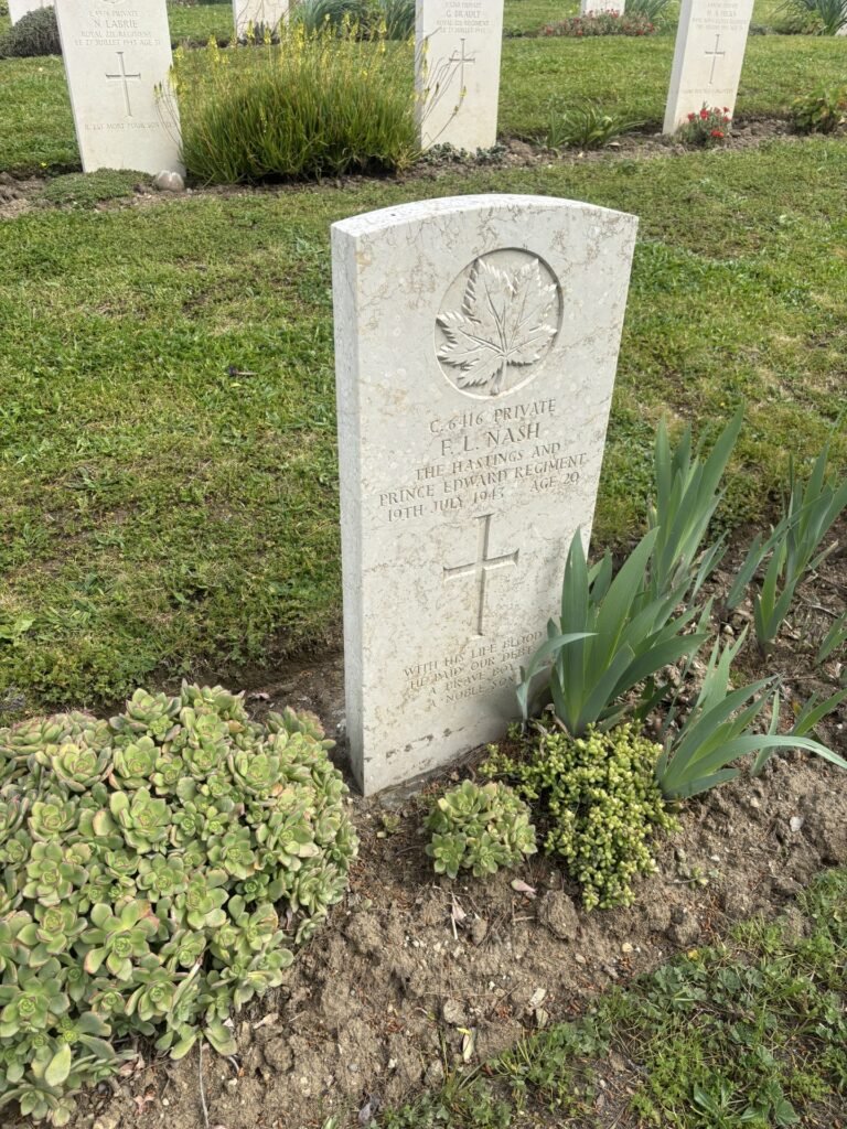 Tombstone F Nash from Coe Hill